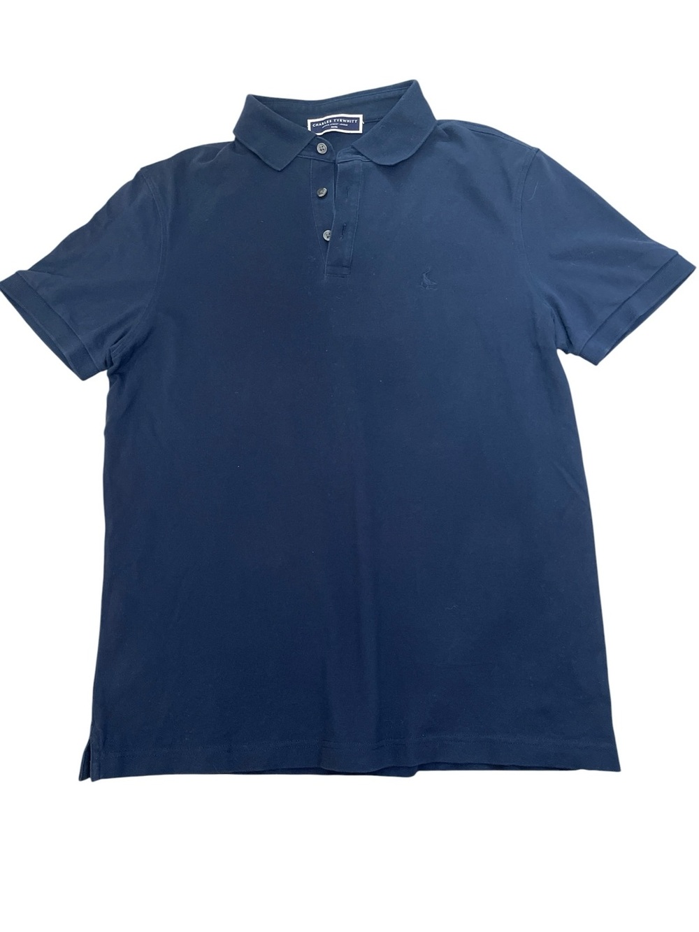 Everyday Preppy Charles Tyrwhitt Men's Polo Shirt in Navy Blue Office Normcore
